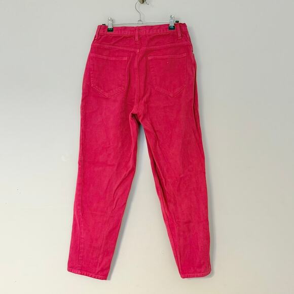 Basic Equipment Denim - Vintage 90s High Waisted Hot Pink Mom Jeans